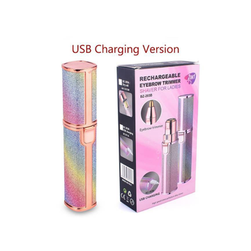 2-in-1 Rechargeable Eyebrow & Facial Hair Trimmer for Women