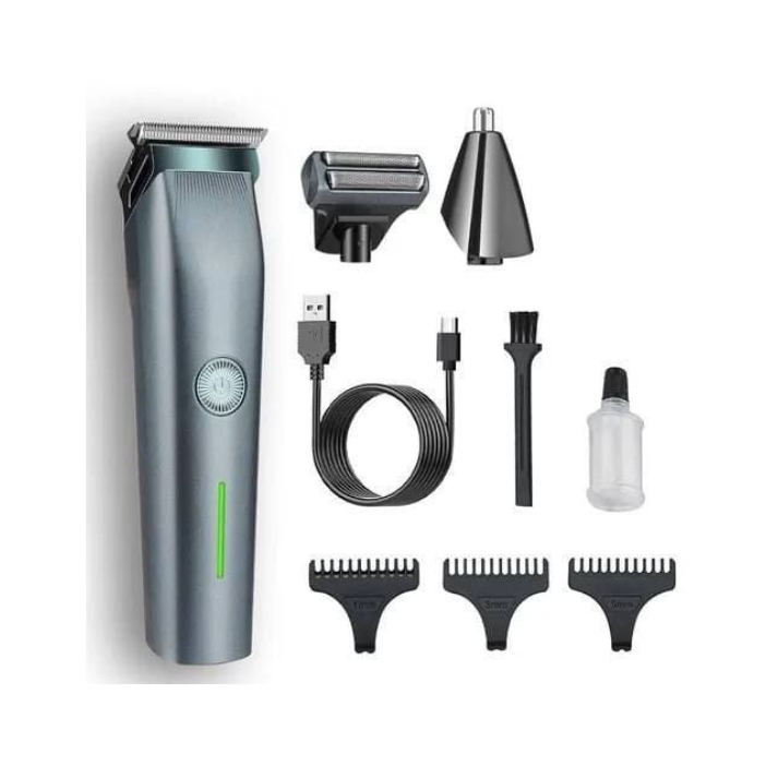 Kemei 3-in-1 Grooming Machine — The Ultimate All-Purpose Trimmer for Modern Men
